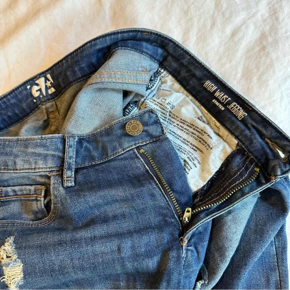 Garage Cuffed Ripped Jeans - Picture 3 of 3